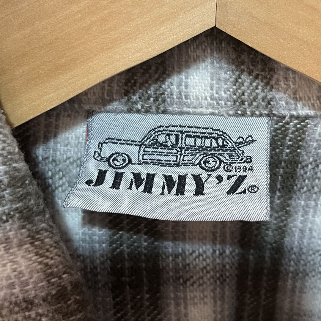 JIMMY'Z - JIMMY'Z ジミーズ フランネル チェックシャツ 刺繍の JIMMY'Z - JIMMY'Z ジミーズ フランネル チェックシャツ 刺繍の