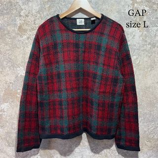 OLDGAP オールドギャップ 3Dパッチワークデザインニット