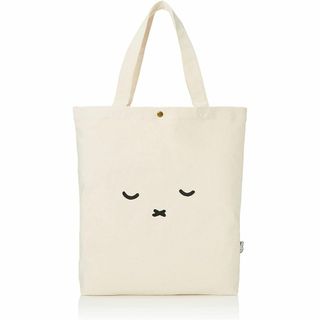 ミッフィー(miffy)のミッフィー トート 帆布 ハピタス コラボ 背面ポケット/ナチュラル【オヤスミ】(トートバッグ)