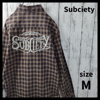 サブサエティ(Subciety)の【Subciety】Back Logo Bowling Shirt　D229(シャツ)