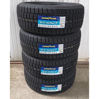 グッドイヤー(Goodyear)の【225/45R18】 アイスナビ7 新品スタッドレスタイヤ(タイヤ)