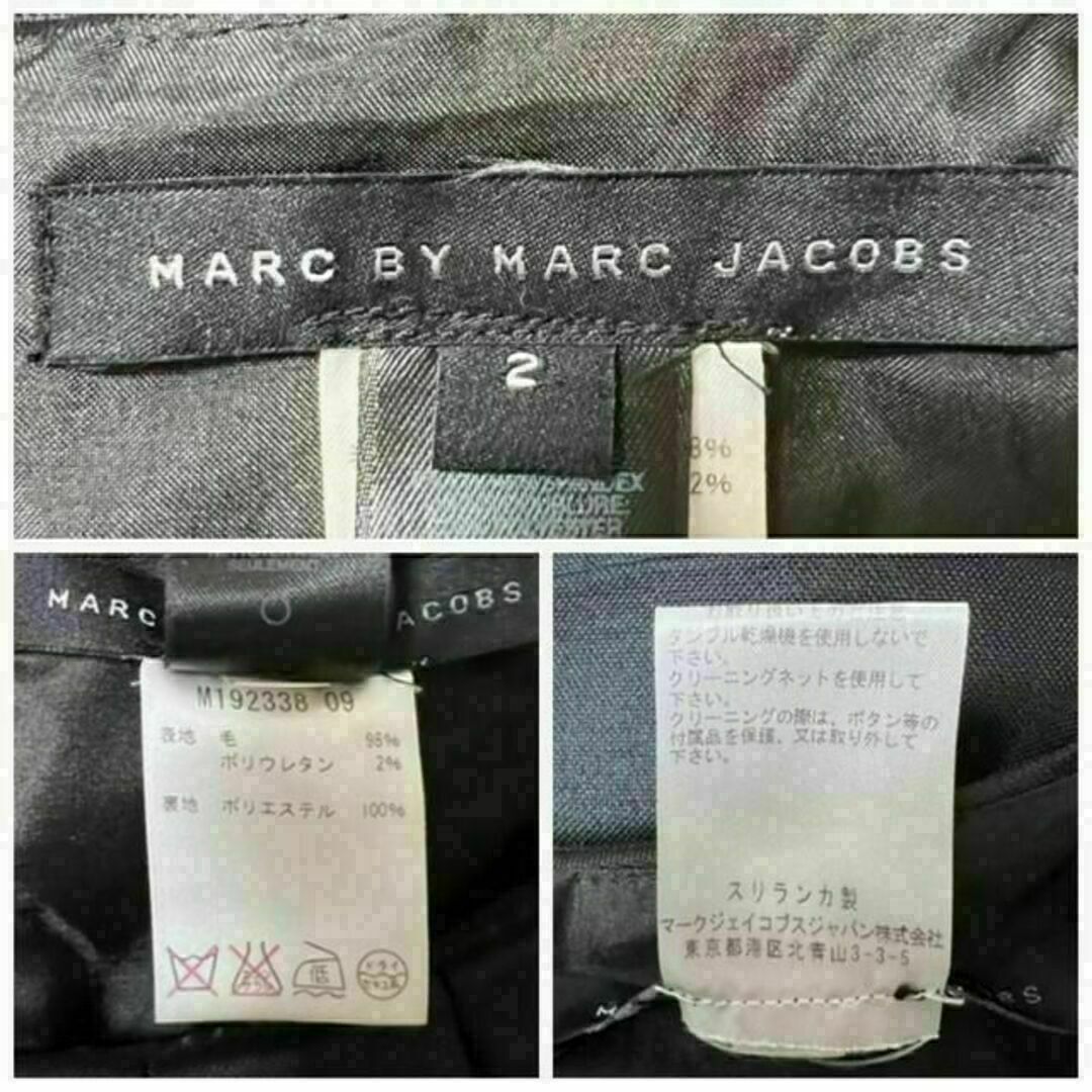 MARC BY MARC JACOBS(マークバイマークジェイコブス)の【MARC BY MARC JACOBS】フレンチスリーブワンピ・フリルネック黒 レディースのワンピース(ひざ丈ワンピース)の商品写真