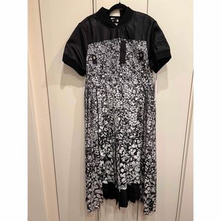 sacai - 美品 16ss サカイ sacai 総柄 シースルー フレア ワイド ...