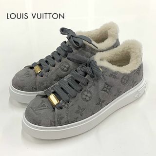 ルイヴィトン(LOUIS VUITTON)の9078 ヴィトン タイムアウト スエード ムートン モノグラム スニーカー(スニーカー)