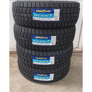 グッドイヤー(Goodyear)の【225/60R17】 アイスナビ7 新品スタッドレスタイヤ(タイヤ)