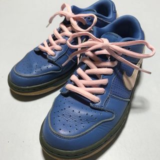 ナイキ(NIKE)のNIKE SBダンク ロー プレミアム スニーカー ブルー 26cm 中古(スニーカー)