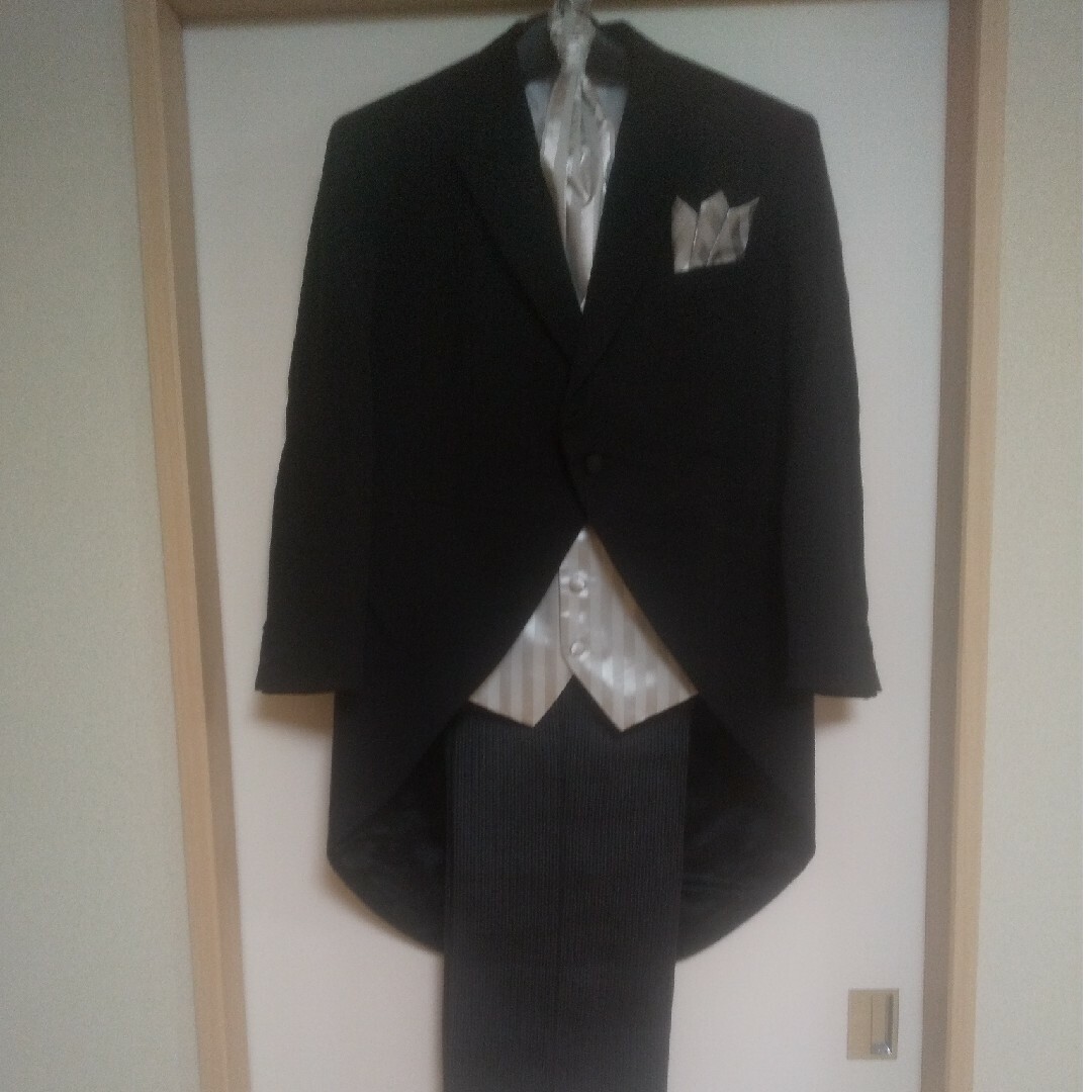 極美品6点フルセット】モーニングスーツコート 結婚式燕尾服タキシード