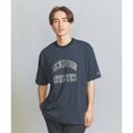 【NAVY】【別注】 <CHAMPION> リンガー Tシャツ