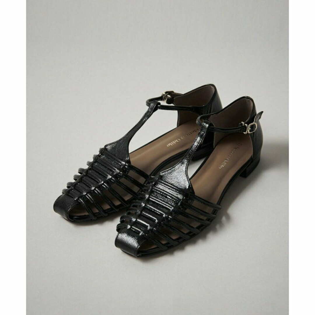 Odette e Odile(オデットエオディール)の【BLACK】【22cm】チューブグルカ フラット20↓↑ レディースの靴/シューズ(ハイヒール/パンプス)の商品写真