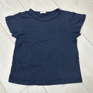 ジーユー(GU)の◼︎GU ジーユー 子供用 半袖Tシャツ 110サイズ 無地 ネイビー系 紺色系(Tシャツ/カットソー)