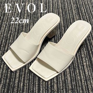 イーボル(EVOL)のイーボル　ＥＶＯＬ♡サンダル　S 約22cm ヒール高さ6cm 即発送(サンダル)