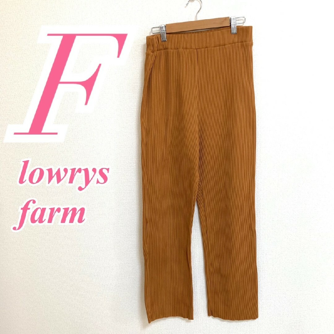 LOWRYS FARM - ローリーズファーム Ｆ リブパンツ ウエストゴム