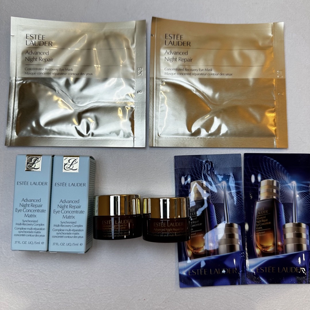 Estee Lauder(エスティローダー)の新品未使用　エスティローダー　アイケア　セット　8点 コスメ/美容のキット/セット(サンプル/トライアルキット)の商品写真