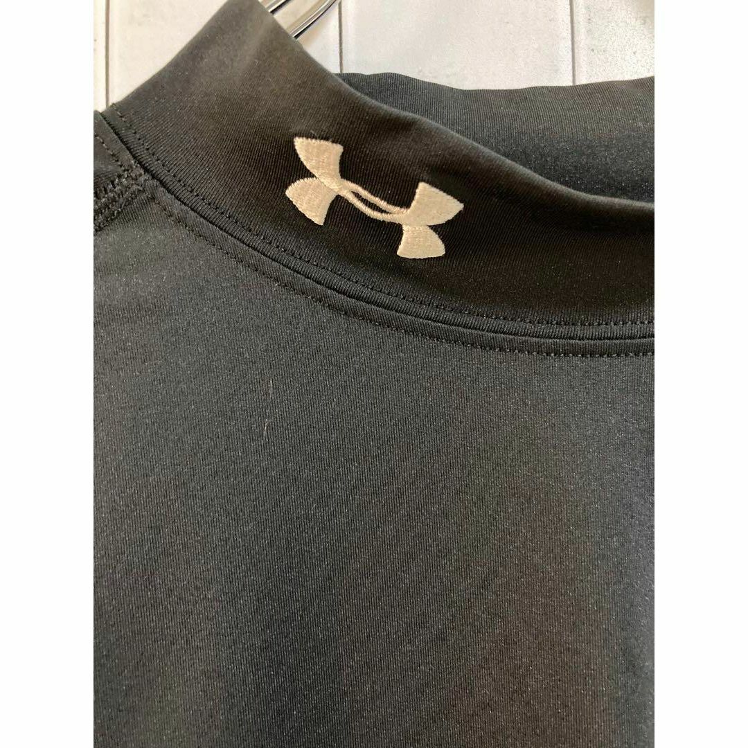 UNDER ARMOUR(アンダーアーマー)の1090 UNDER ARMOUR 【XL】半袖Tシャツ　ブラック　黒　軟い レディースのトップス(Tシャツ(半袖/袖なし))の商品写真