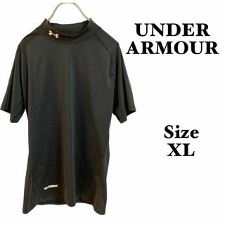 アンダーアーマー(UNDER ARMOUR)の1090 UNDER ARMOUR 【XL】半袖Tシャツ　ブラック　黒　軟い(Tシャツ(半袖/袖なし))