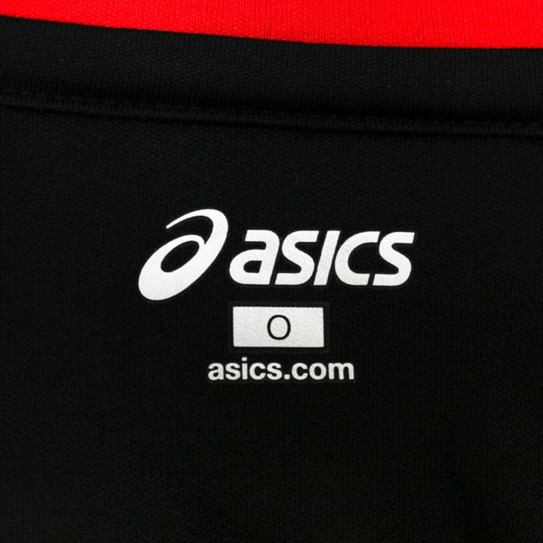 asics(アシックス)のアシックス Tシャツ ゲームシャツ 半袖 スポーツウエア トップス 黒 メンズ Oサイズ ブラック asics メンズのトップス(Tシャツ/カットソー(半袖/袖なし))の商品写真