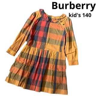 バーバリー(BURBERRY)のバーバリー　ワンピース　チェック　キッズ　140(ワンピース)