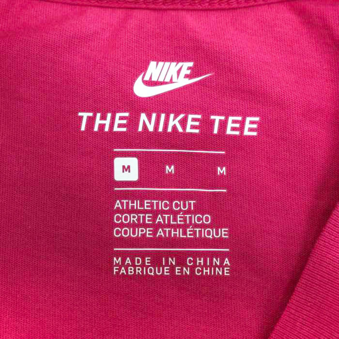 NIKE(ナイキ)のナイキ Tシャツ 半袖 コットン100% スポーツウエア トップス メンズ Mサイズ ピンク NIKE メンズのトップス(Tシャツ/カットソー(半袖/袖なし))の商品写真