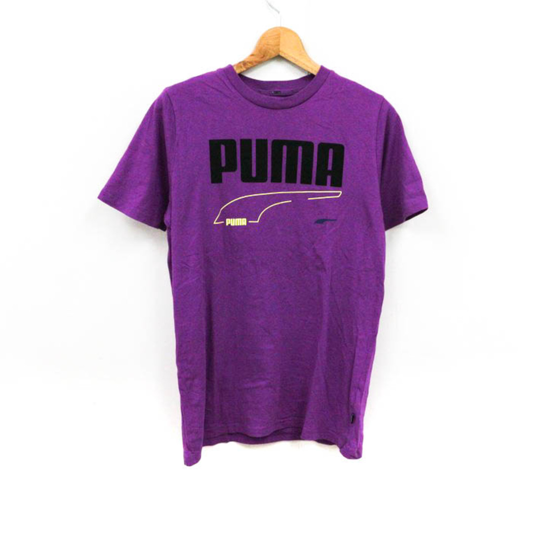 PUMA(プーマ)のプーマ Tシャツ 半袖 コットン100% スポーツウエア トップス メンズ Mサイズ パープル PUMA メンズのトップス(Tシャツ/カットソー(半袖/袖なし))の商品写真