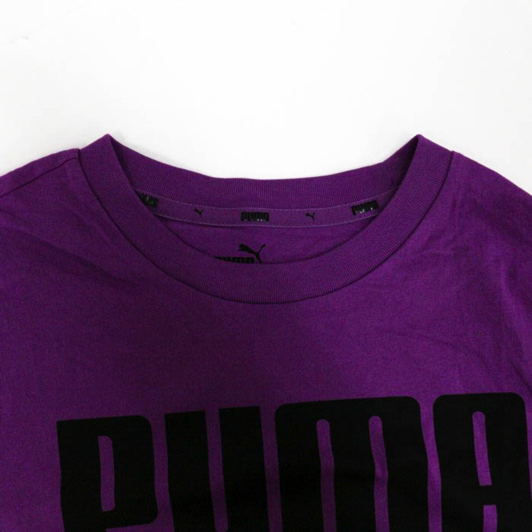 PUMA(プーマ)のプーマ Tシャツ 半袖 コットン100% スポーツウエア トップス メンズ Mサイズ パープル PUMA メンズのトップス(Tシャツ/カットソー(半袖/袖なし))の商品写真