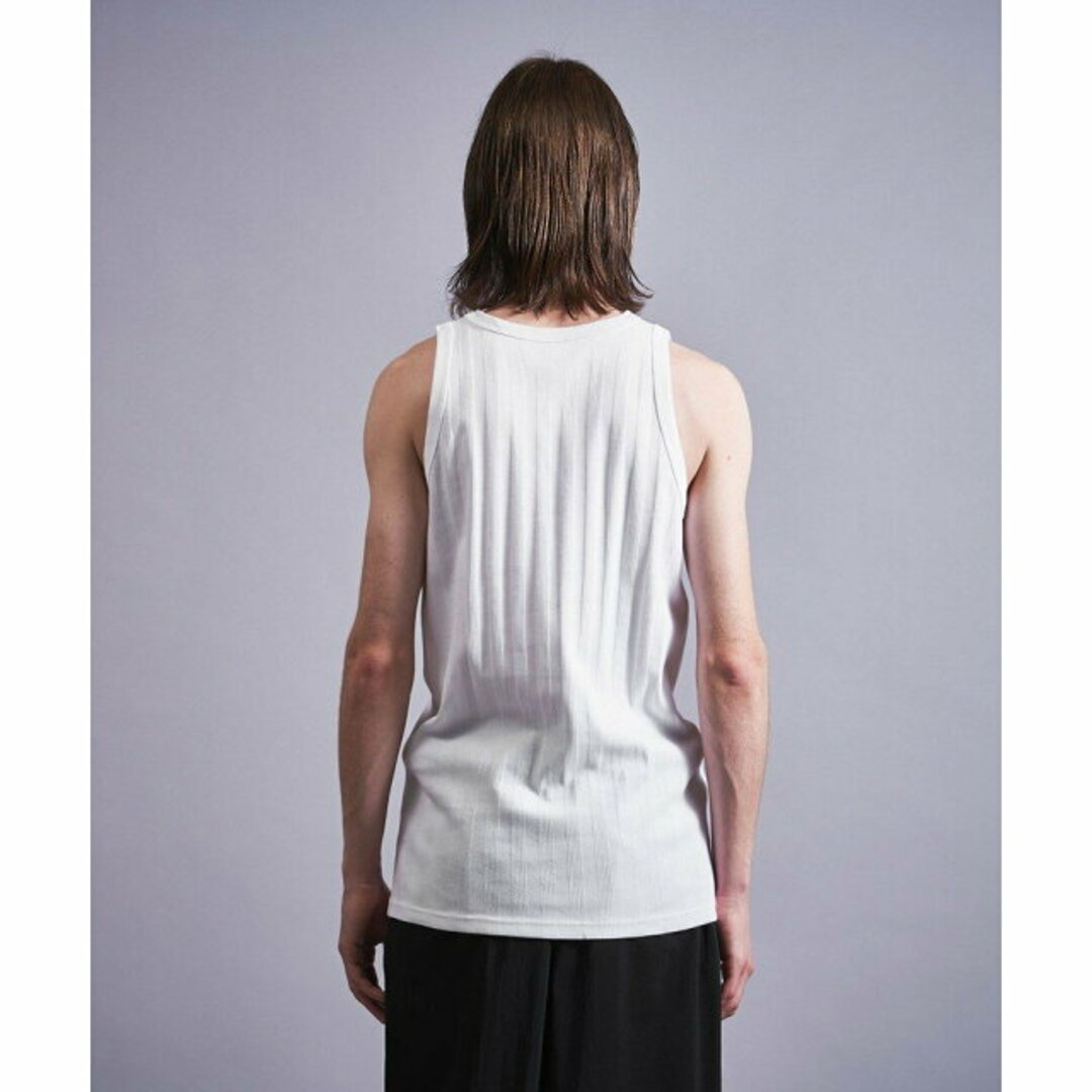 【WHITE】<Miller * monkey time> WIDE RIB TANK TOP/タンクトップ メンズのトップス(タンクトップ)の商品写真