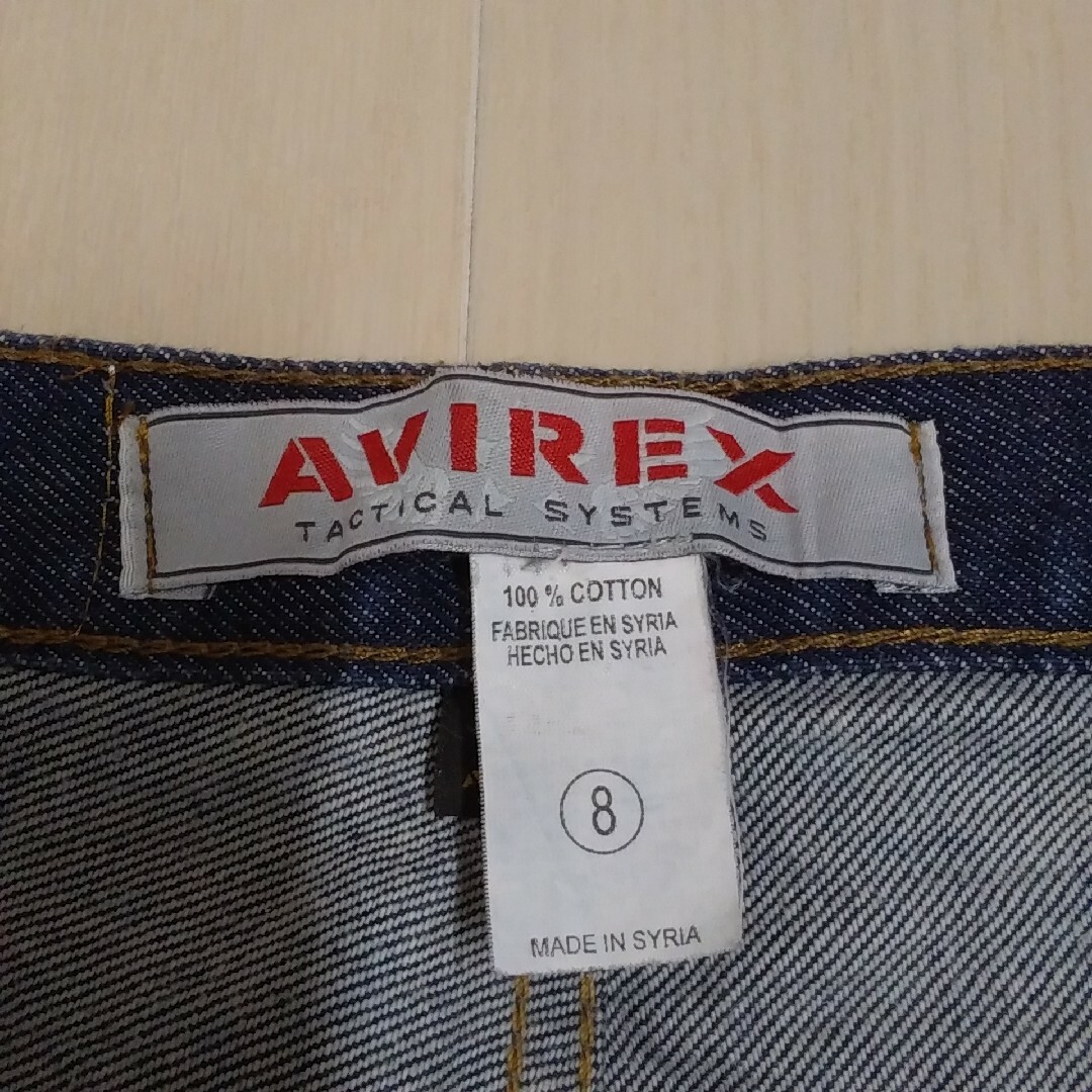 AVIREX(アヴィレックス)の★AVIREX★アヴィレックス キッズ デニムパンツ ペインターパンツ 美品 キッズ/ベビー/マタニティのキッズ服男の子用(90cm~)(パンツ/スパッツ)の商品写真