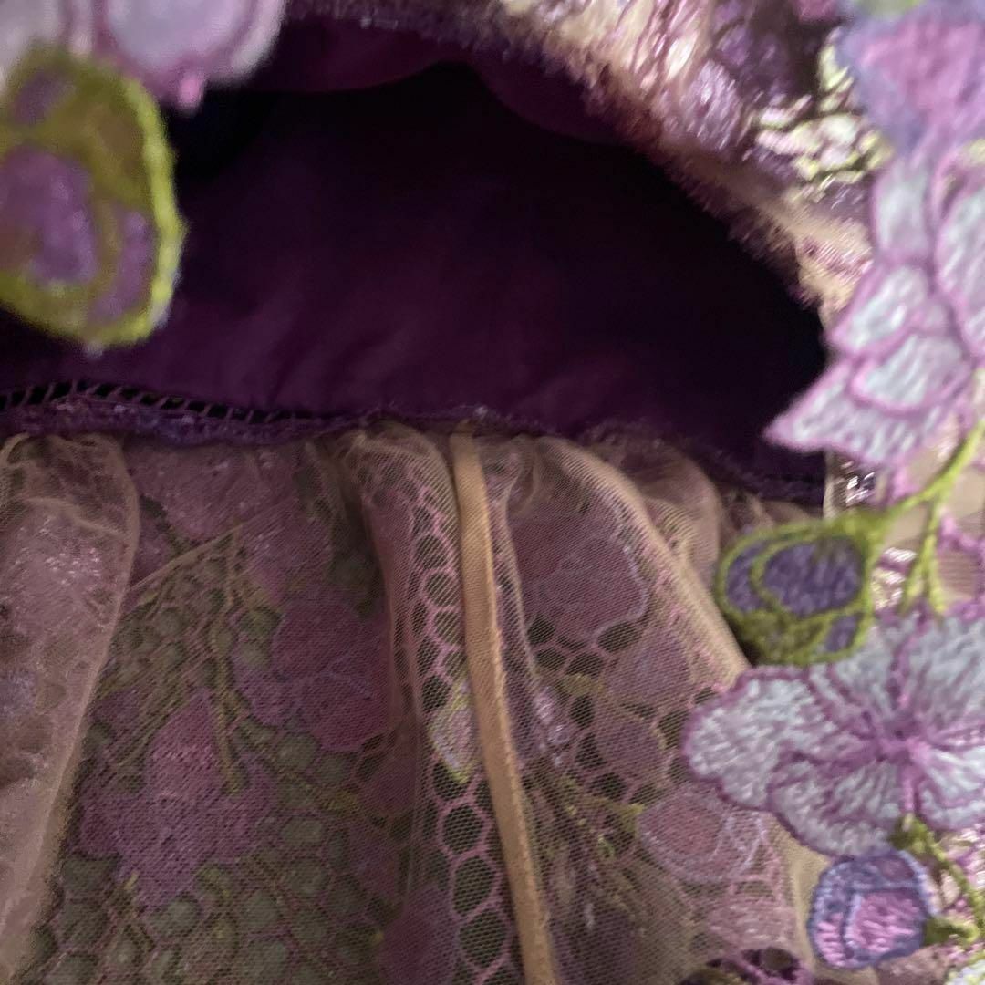 MARCHESA notte マルケッサノッテ ドレス 花柄 刺繍 フラワー レディースのワンピース(ロングワンピース/マキシワンピース)の商品写真