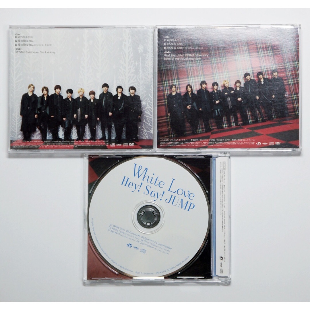 Hey! Say! JUMP(ヘイセイジャンプ)のHey!Say!JUMP  White Love 3形態セット　21 エンタメ/ホビーのCD(ポップス/ロック(邦楽))の商品写真