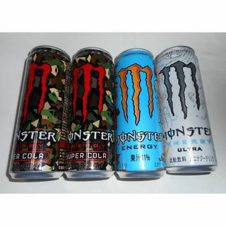 モンスターエナジー(Monster Energy)のMonster　Energy　モンスターエナジードリンク　4缶(ソフトドリンク)