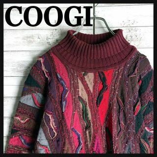 クージー(COOGI)の6140【入手困難】クージー☆立体3D編み総柄ニットセーター　人気カラー(ニット/セーター)