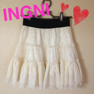 イング(INGNI)のINGNI チュールスカート♡ 未使用(ミニスカート)