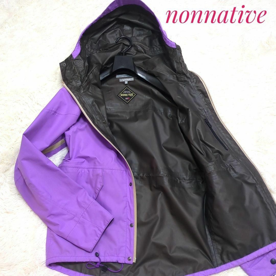 nonnative - nonnative GORE-TEX マウンテンパーカー パープル Sサイズ