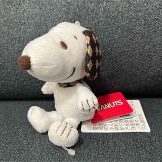 スヌーピー(SNOOPY)の★新品未使用品★スヌーピー　チェックスタイル　ぬいぐるみ(ぬいぐるみ)