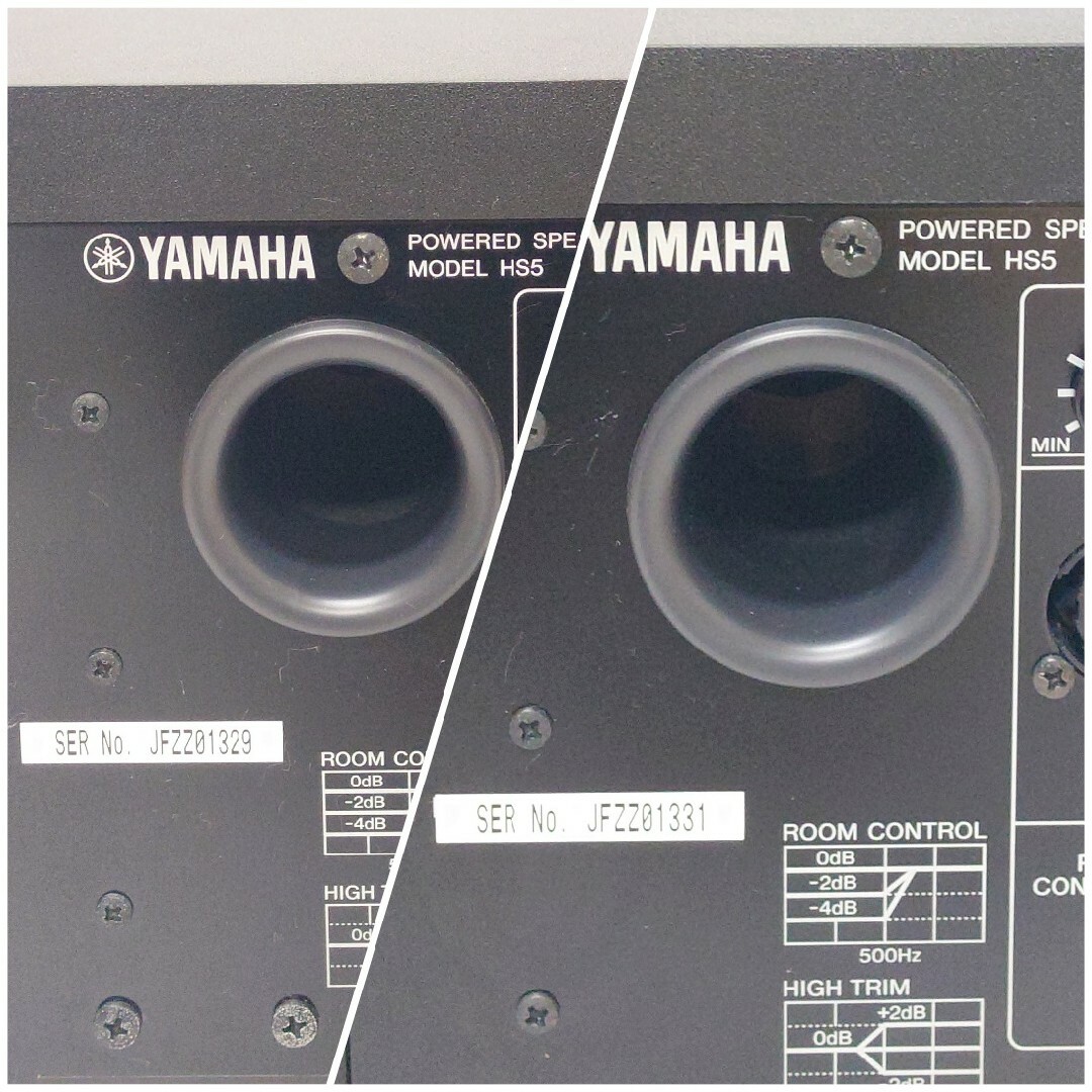 ヤマハ - 【美品】YAMAHA HS5 パワードスタジオモニタースピーカー