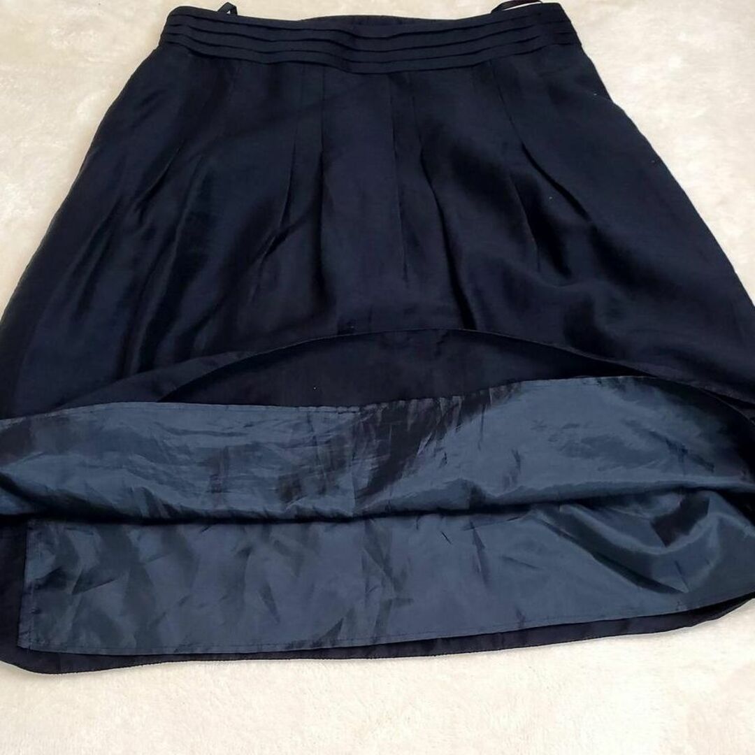 23区(ニジュウサンク)の23区フレアスカートサイズ38ブラック レディースのスカート(ひざ丈スカート)の商品写真