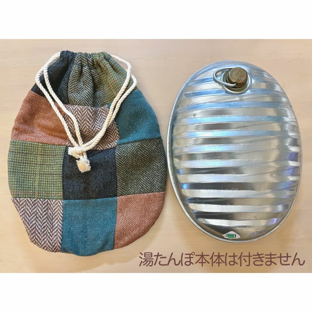 MUJI (無印良品)(ムジルシリョウヒン)の無印良品　湯たんぽカバー　大　パッチワーク インテリア/住まい/日用品の寝具(その他)の商品写真