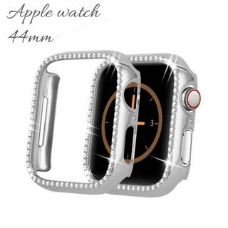 アップルウォッチ(Apple Watch)のAppleWatch カバー ケース　44 キラキラ アップルウォッチ　新品(モバイルケース/カバー)