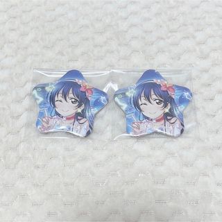 ラブライブ 星型缶バッジ 園田海未 μ's(バッジ/ピンバッジ)