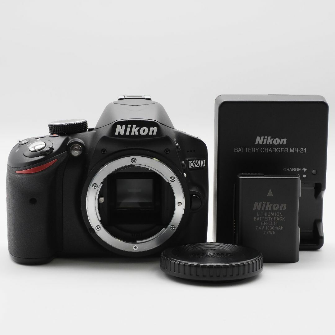 Nikon ニコン D3200 ボディー ブラック #2854 スマホ/家電/カメラのカメラ(デジタル一眼)の商品写真