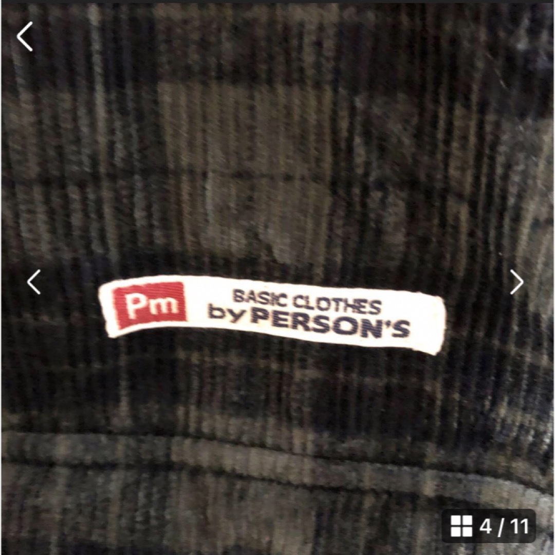 PERSON'S(パーソンズ)のpm by person'sコーデュロイジャケット　 LL メンズのトップス(シャツ)の商品写真