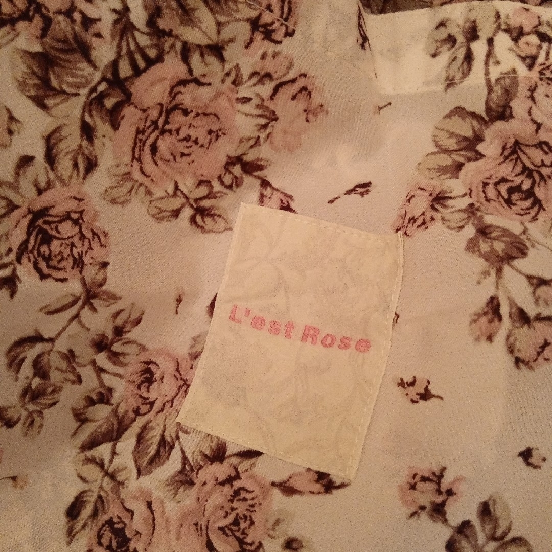 L'EST ROSE(レストローズ)の希少➠➠➠レストローズ レインコート 定価15900円 レディースのファッション小物(レインコート)の商品写真