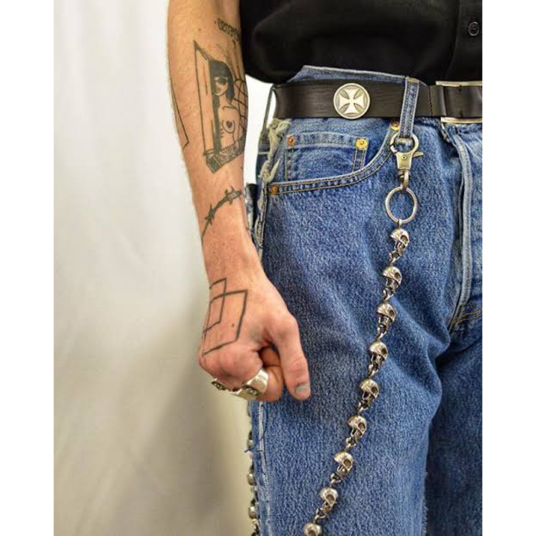 VETEMENTS(ヴェトモン)のvetements 19ss skull wallet chain 探　求 メンズのファッション小物(ウォレットチェーン)の商品写真