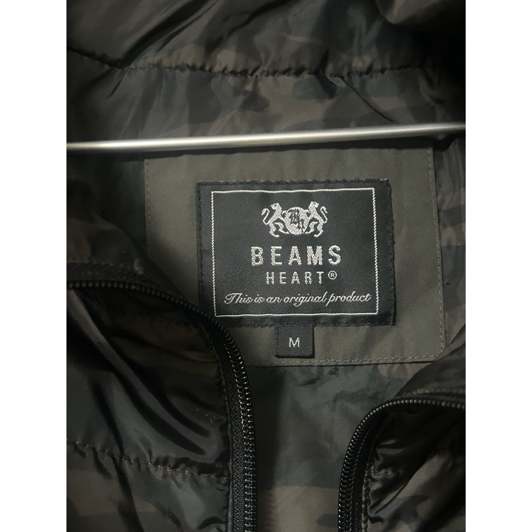 BEAMS(ビームス)の#Beams  #迷彩ビームスダウン　ダークグリーン メンズのジャケット/アウター(ダウンジャケット)の商品写真