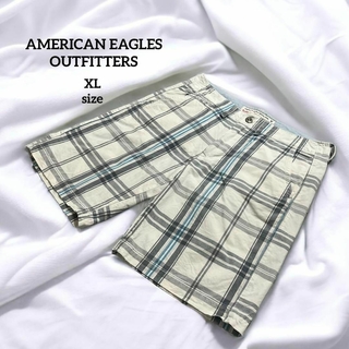 American Eagle - 【美品】 アメリカンイーグル チェック ショートパンツ XL