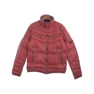 ディーゼル(DIESEL)のDIESEL ディーゼル ダウンジャケット/ダウンベスト XL 赤 【古着】【中古】(ダウンジャケット)