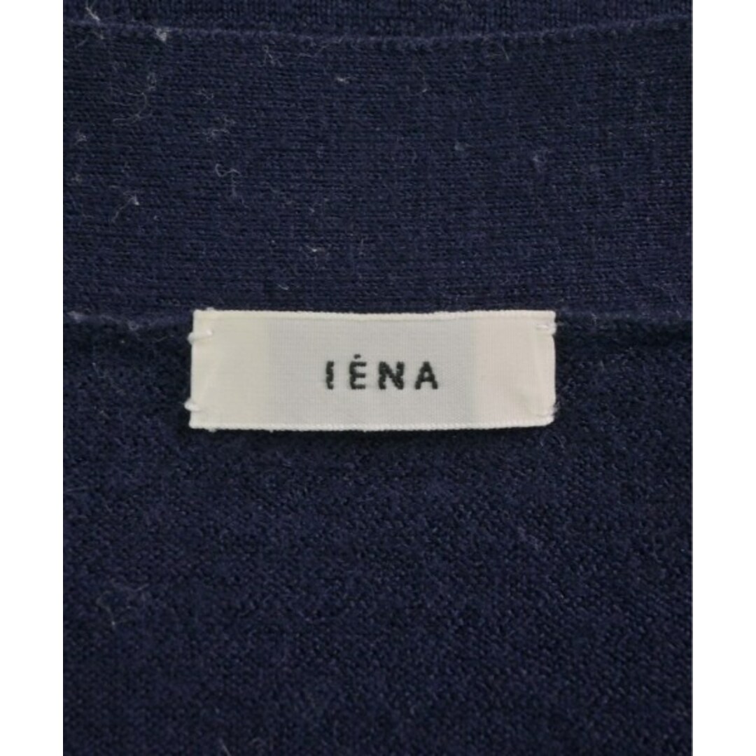 IENA(イエナ)のIENA イエナ カーディガン -(M位) 紺 【古着】【中古】 レディースのトップス(カーディガン)の商品写真