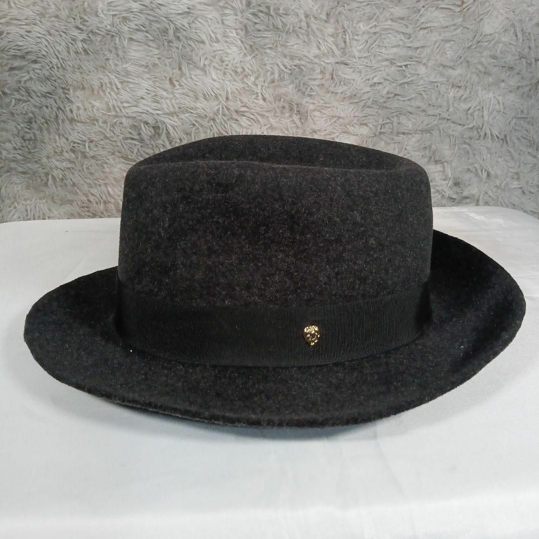 HELEN KAMINSKI(ヘレンカミンスキー)のⅩ超美品　ヘレンカミンスキー　中折れ帽子　ハッド　羽根チャーム　ブラック　ウール レディースの帽子(ハット)の商品写真