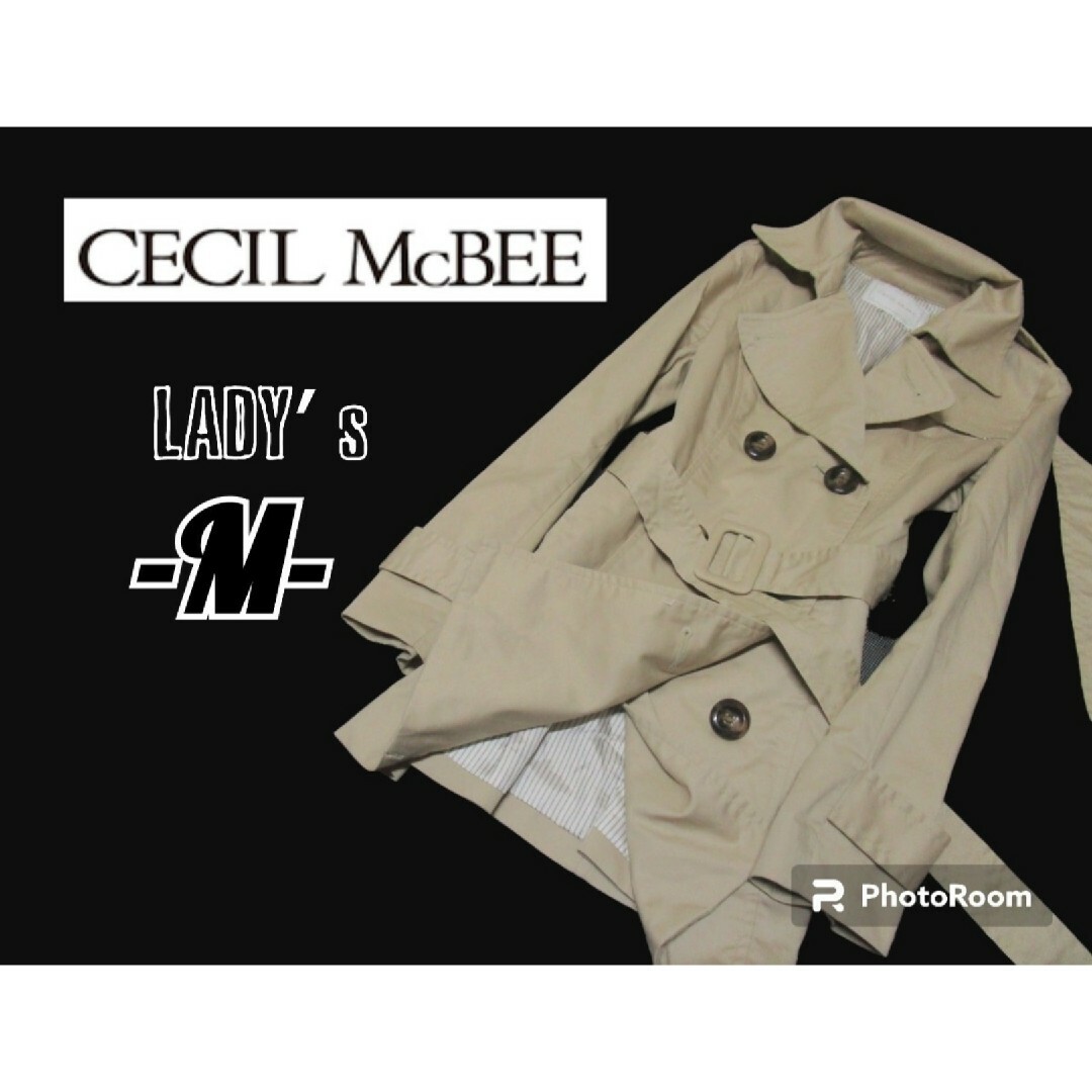 CECIL McBEE(セシルマクビー)のレディースM◇CECIL MC BEE◇トレンチコート レディースのジャケット/アウター(トレンチコート)の商品写真