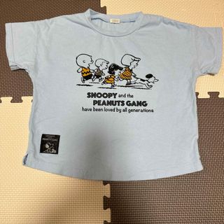 スヌーピー(SNOOPY)の美品 110cm スヌーピー フレンズ 半袖 オーバーサイズ Tシャツ(Tシャツ/カットソー)