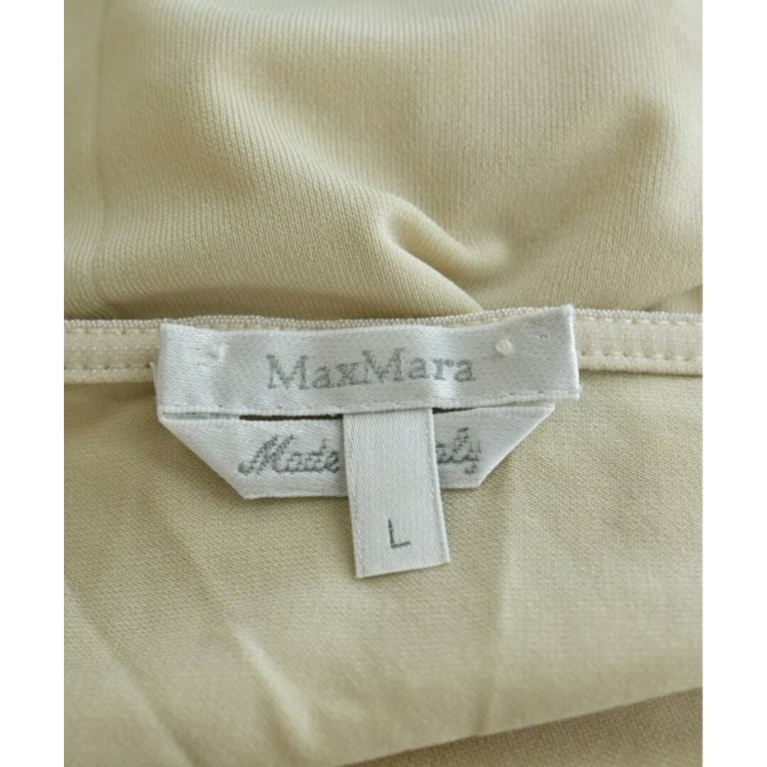 Max Mara(マックスマーラ)のMax Mara マックスマーラ Tシャツ・カットソー L ベージュ 【古着】【中古】 レディースのトップス(カットソー(半袖/袖なし))の商品写真